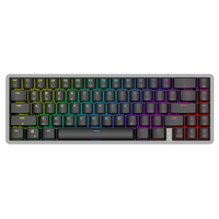 Teclado Mecánico Gamer CNC de 67 Teclas, Teclado Programable Árabe, Teclado Mecánico Inalámbrico RGB de 84 Teclas