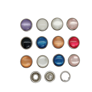 Rifiniture Hardware all'ingrosso della fabbrica senza Nickle Free Prong pulsante a pressione con perla pulsante a pressione - Product Image 3