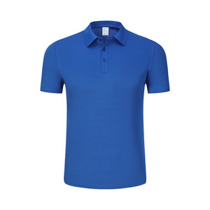 Quick Dry Solid Color Polyester <b>Polo</b> Shirt For Daily Wear And Sports Training - Product Image 3