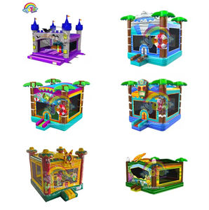 Castillo Inflable Comercial de Grado 14x14, Color Morado, Temática Real, Centro de Juegos para Niños, Equipo de Alquiler para Fiestas de Cumpleaños - Product Image 4