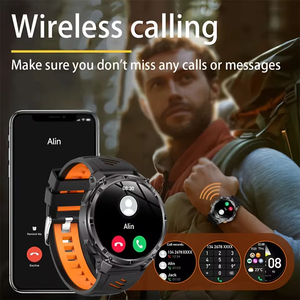 Reloj Inteligente T-Rex3 Pro de 46 mm con Caja de Acero Inoxidable, Correa de Silicona, GPS, Brújula, Monitor de Frecuencia Cardíaca, Reloj Deportivo Impermeable para Hombre - Product Image 3