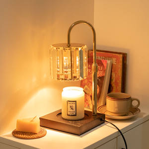 Retro LED Desk Lamp Dimming Aromatherapy Copper Bamboo Candle <strong>Warmer</strong> Multi-color Light Indoor/Outdoor Use Bedroom Bedhead Decor - Product Image 5