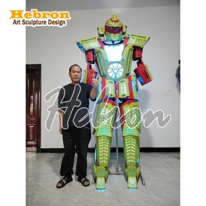 Nuevo Traje de Robot LED para Adultos, Disfraz de Robot LED para Fiestas, Robot con Cañón de CO2 LED - Product Image 1