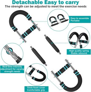 Entrenador ajustable para gimnasio en casa, expansor de pecho y fortalecedor de ejercicio de antebrazo, entrenador de muñecas - Product Image 6
