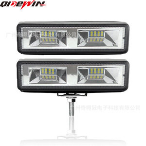 Qidewin - Lámpara de Trabajo LED de 6 Pulgadas y 48 W, Lámpara de Techo para Vehículos Todoterreno, Lámpara de Punto - Product Image 1