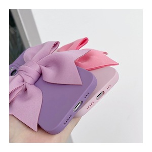 Ba Chiều Lớn Cung Ngọt Ngào Thời Trang Mát Mẻ Màu Hồng Tối Lớn Cung Ins Phong Cách Hot Cô Gái Điện Thoại Di Động Trường Hợp - Product Image 4