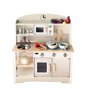 2024 Hot Selling Children Pretend Play Kids Wooden <b>Kitchen</b> Toy <b>Sets</b> for <b>Toddler</b> Baby Boys and Girls Wooden Cooking Cooking Toys - Product Image 1