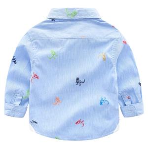 Shopping en ligne en Inde, vêtements pour enfants, chemise polo pour garçons en coton à rayures imprimées, mode pêche, personnalisable - Product Image 6