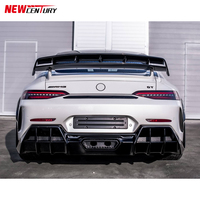 Pour Mercedes AMG GT GT43 GT50 GT53 GT63 GT63S modifié grand sac table résine fibre avant et arrière boîte jupe Quel sourcil