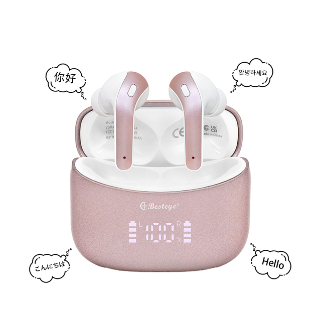AI-powered 5.4 Wireless Tws Pro Real-time Translated Instantly 144 Languages Smart Fit Ios Android Earbuds Translation Earphone