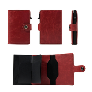 Portefeuille Pop-up Vintage Casekey Tendance en Promotion, Porte-cartes Automatique Anti-RFID pour 4-6 Cartes Bancaires et de Crédit - Product Image 4