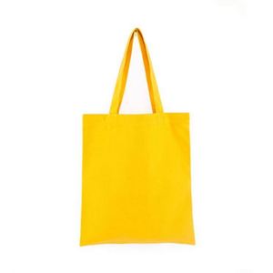 Nouveau sac fourre-tout en coton coloré personnalisé à faible MOQ, sac de shopping en toile blanc uni avec votre propre logo - Product Image 6