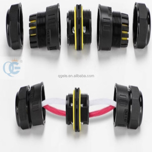 Ngoài trời dẫn cáp không thấm nước kết nối với kết nối nhanh chóng 2pins 3pins 1 trong 4 đồng liên hệ với vật liệu không thấm nước khối thiết bị đầu cuối - Product Image 2