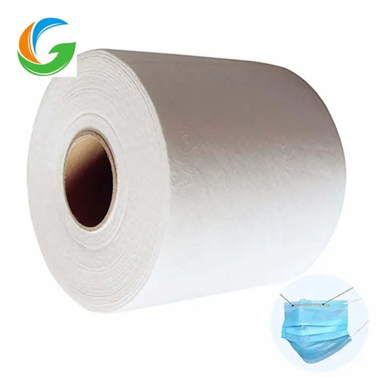 Produsen emas Cina Pla Meltblown asam Polylactic Meltblown tahan air Bfe99 Pfe99 Meltblown kain Nonwoven