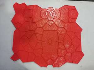 Estampage du béton Lettres & Chiffres Moules Empreinte du caoutchouc Tampon en béton Moules pour pavé de béton - Product Image 3