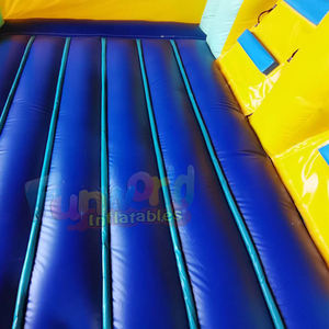 Tobogán acuático inflable de doble carril con castillo inflable para niños, castillo hinchable comercial para fiestas. - Product Image 5