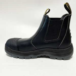Bota de seguridad de alta calidad <span class=keywords><strong>AUS</strong></span> con suela de PU de cuero de grano completo - Product Image 1