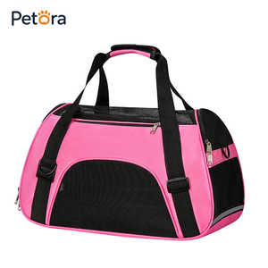 Transportadora de Mascotas Petora, Resistente, de Lados Blandos, Aprobada por Aerolíneas, Lavable, Ventilada, de Malla, para Viajes de Gatos y Perros en Cabina de <span class=keywords><strong>Avión</strong></span> - Product Image 1