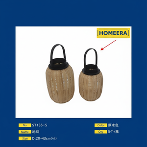 Candelabros decorativos al por mayor D 20x43cm Caja de 8 piezas con color de muestra Otros tarros y farolillos para velas - Product Image 1