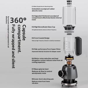 خلاط عالي السرعة أصلي ومستورد رسميًا بسعة وعاء 1 لتر مع تنظيف تلقائي، جهاز تحضير الطعام المنزلي وتحضير الصويا - Product Image 2