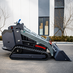LIVRAISON GRATUITE Mini-chargeuse compacte sur chenilles de Chine CE/EPA/EURO 5 avec godet, trancheuse et charrue rotative - Product Image 5