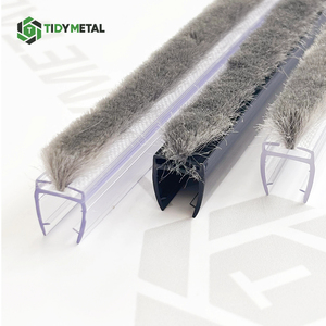 Bande d'étanchéité en PVC imperméable pour portes coulissantes et fenêtres, isolation thermique, anti-poussière, insonorisation, longueur personnalisée, OEM ODM, salle de bain - Product Image 1