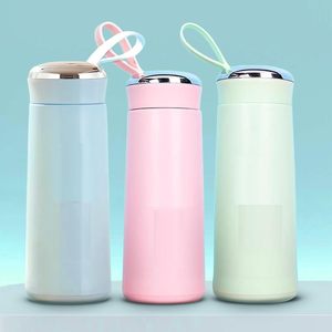 Botella de Agua Creativa de Acero Inoxidable con Funda de Silicona, Apta para Lavavajillas, 1 Año de Garantía - Botella de Regalo Publicitaria para Estudiantes - Product Image 3