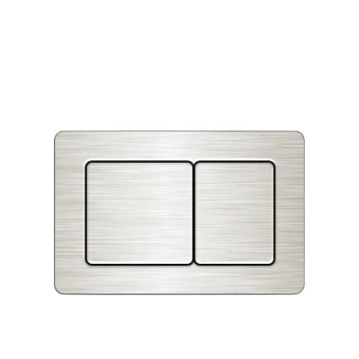 Brushed High Quality Stainless Steel Plate Square Design Press Duel Flush Button For Sigma Cistern Geberit Flush Tank