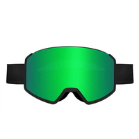 Lunettes de snowboard unisexes DEX OEM, lunettes de ski personnalisées, lunettes de ski vintage pour adultes, anti-buée, lunettes de sport