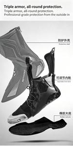 <span class=keywords><strong>Botas</strong></span> de Motociclismo, <span class=keywords><strong>Botas</strong></span> de Motocross para Pista y Todoterreno, Equipo de Motocicleta Antideslizante y Anticaídas para Turismo - Product Image 4