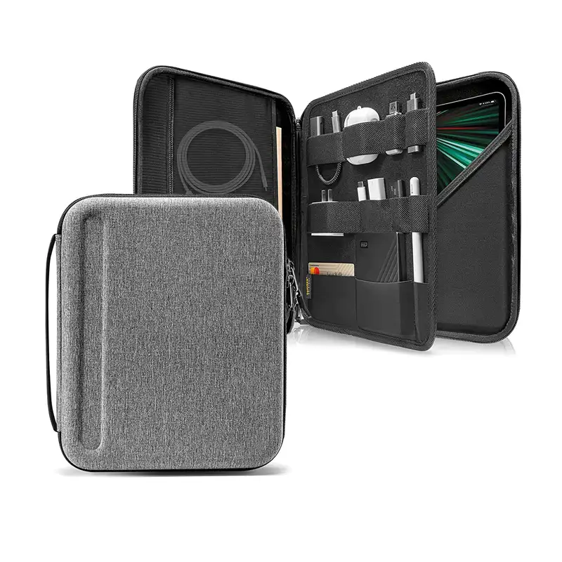 Пользовательский Чехол-портфель для iPad, защитный чехол с аксессуарами, карман для планшета EVA, сумка для хранения для iPad