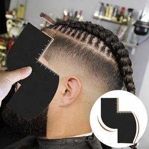 Outil de façonnage de barbe personnalisé à marque privée - Accessoires professionnels de salon de <span class=keywords><strong>coiffure</strong></span> en plastique durable pour l'amélioration de la ligne de cheveux et des contours - Product Image 5