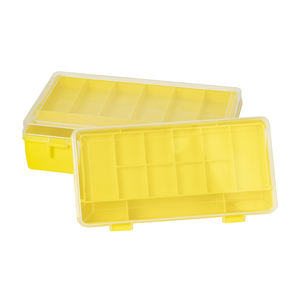 Новый утолщенный пластиковый рыболовный ящик для снастей, двухслойный, прозрачный, портативный, для хранения рыболовных приманок, для использования на озере - Product Image 4