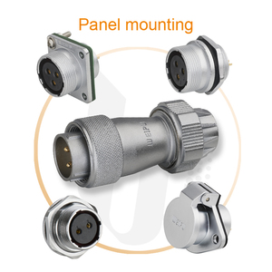 WEIPU IP67 16 Mét 20 Mét Nối Chống Thấm Nước 2-lỗ Mặt Bích Receptacle IP67 2 Pin Cách Điện Cáp Nối Với Dây - Product Image 5