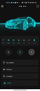 Sistema de seguimiento GPS inteligente CARQSENG, entrada sin llave, arranque/parada remoto, botón pulsador de motor, de aplicación móvil Control, alarma de coche - Product Image 2