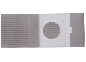 Sabuk penopang perut elastis, sabuk pendukung Ostomy medis dengan lubang 3.15 "untuk pasien kolostomi - Product Image 6