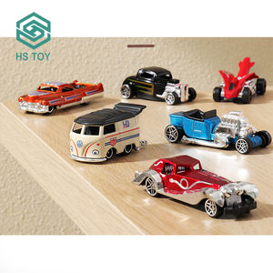 HS 1/64 مقياس مصغرة حجم سبائك سباق سيارة سكوتر هجر الفاظ نموذج الشحن عجلة مركبة المعادن لعبة فولاذية سيارات للأطفال - Product Image 2