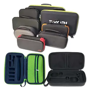 소형 MOQ 커스텀 로고 에바 툴 케이스 에바 여행용 휴대용 수납 케이스 (핸들 포함)