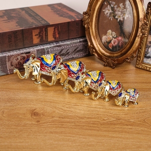 Shinnygifts гуанскийдун производителей в форме животных шкатулка для украшений в стиле 5 шт./компл. Слон Форма шкатулка для украшений индийские сувенир подарки - Product Image 2