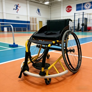 Silla de Ruedas para Práctica Diaria de Baloncesto, Marco de Aluminio y Rueda Trasera Desmontable - Product Image 1