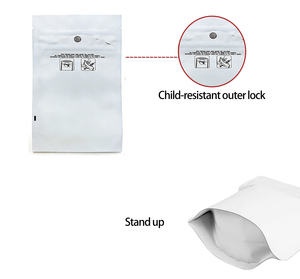 Bolsas de Mylar con Adhesivo Impreso Personalizado de 3.5g para Gomitas Comestibles, Leche y Alimentos para Mascotas - Bolsa de Empaque con Cierre Hermético a Prueba de Niños - Product Image 6