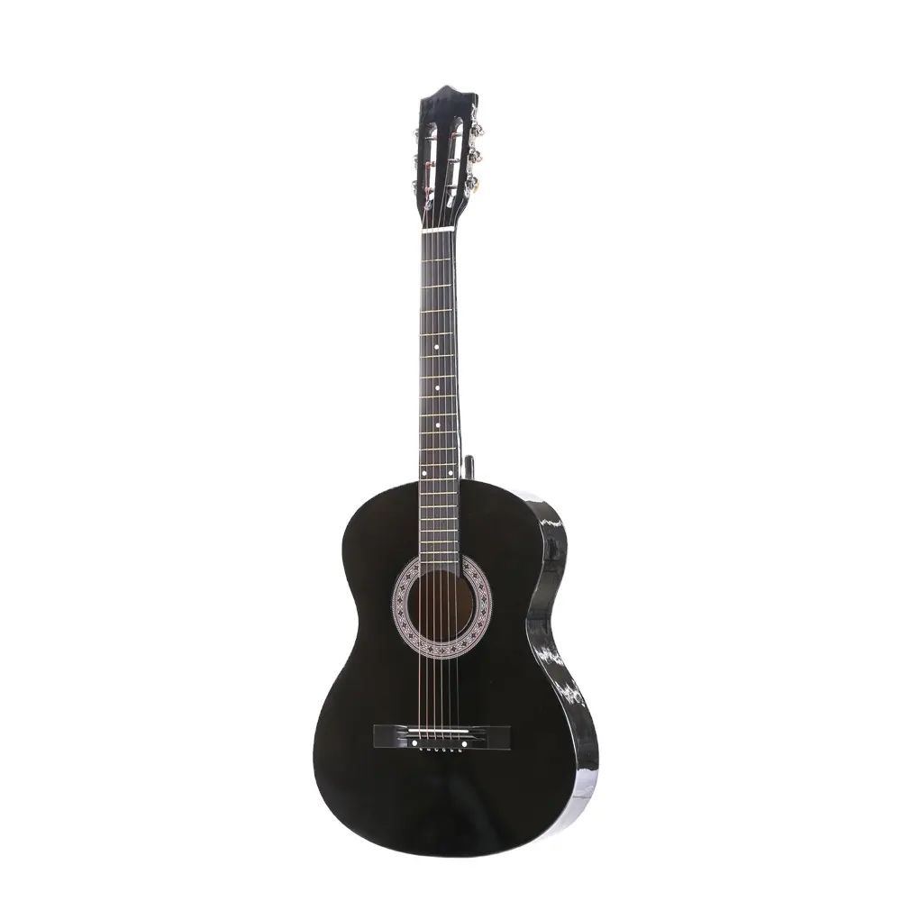 Mẫu Miễn Phí 38 Inch Người Mới Bắt Đầu Acoustic Guitar Thép Hoặc Nylon String