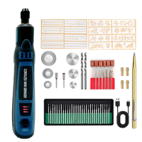 Mini-meuleuse rotative 306 à bas prix avec 3 vitesses - Outil électrique DIY pour le polissage des ongles, sans fil
