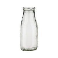 500ml Almacenamiento Bebida Batido 18oz Jarra de vidrio con manga y tapa de acero inoxidable Botella de agua de soda