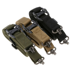 Pabrik grosir kualitas tinggi perlengkapan taktis 2 titik Multi misi 1.25 "pistol Sling cepat lepas QD putar Sabuk senjata Sling - Product Image 4