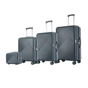 Чемодан для путешествий, винтажный чемодан с красивым чемоданом, чемодан для багажа, популярный чемодан на колесиках, жесткий пластиковый чехол, 4 шт.
