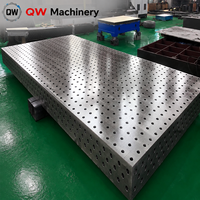 Table de soudage flexible 3D nitrurée, plateforme modulaire D16/D28 avec accessoires de serrage complets pour la fabrication métallique