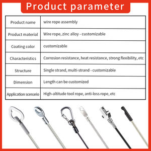 Fabriek Direct Custom Zelfsluitende Stalen Draad Ophanging Kit Voor Commerciële <span class=keywords><strong>Aquarium</strong></span> Led Paneelverlichting - Product Image 5