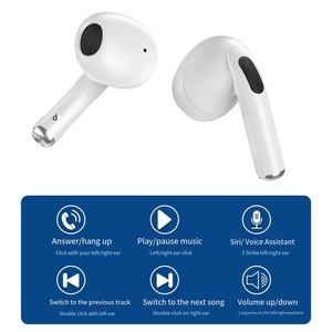 New TWS BT Tai nghe đúng không dây trong tai tai nghe Tai nghe enc với mic HIFI chất lượng âm thanh tai nghe & Tai nghe cho Iphone IOS - Product Image 5