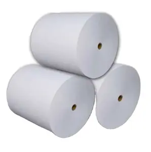 Jumbo roll 60g 70gsm 80gsm woodfree offset printing uncoated paper